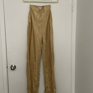 House of CB Gold Freddy pants in xs